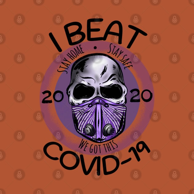 I Beat Covid by Danispolez_illustrations