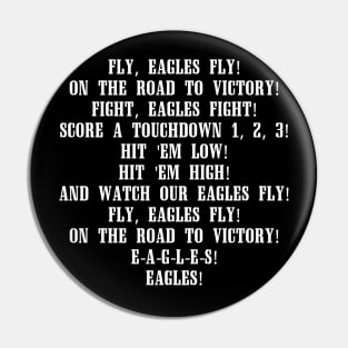 Fly Eagles Fly - Philadelphia Eagles Fight Song Pin