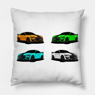 Ford Mustang Shelby GT500 X4 Pillow