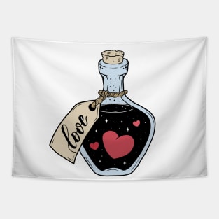 Love in a bottle Tapestry