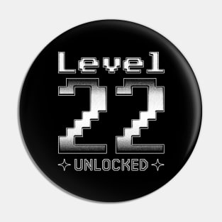 Level 22 Unlocked Pin