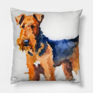 Welsh Terrier Watercolor - Dog Lovers Pillow