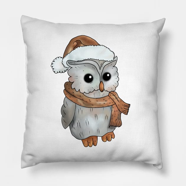 Wintereule Pillow by Blumchen