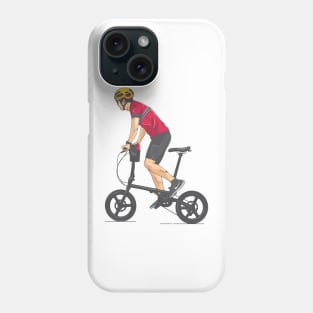 ride folding bike Phone Case