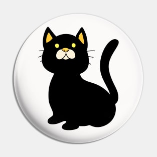 Lucky Black Cat Pin