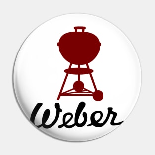Grill Giants Weber Classic Vintage Maroon Kettle Pin