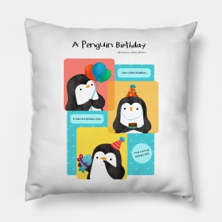 A Penguin Birthday Pillow