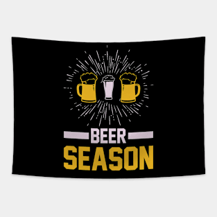 Beer Season  T Shirt For Women Men Tapestry