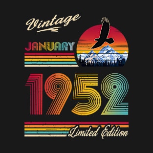 January 1952 Birthday T-Shirt