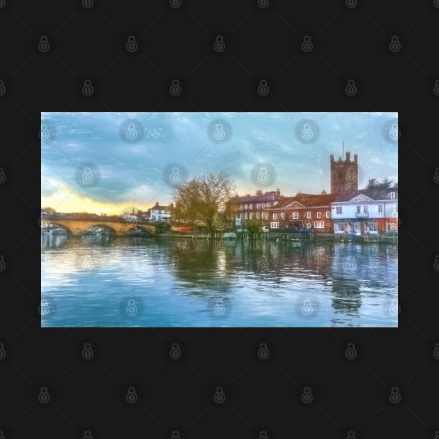 Henley on Thames a Digital Sketch by IanWL
