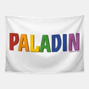 Paladin Pride Shirt (Rainbow) Tapestry