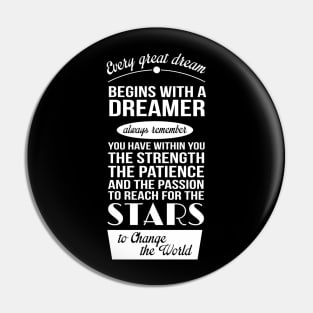 begins with a dreamer Pin