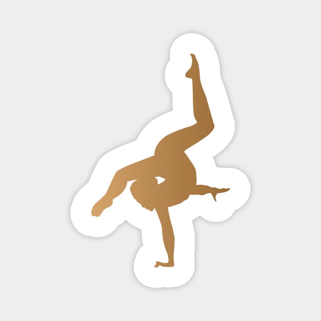 Circus Contortion Magnet by Elenia Design