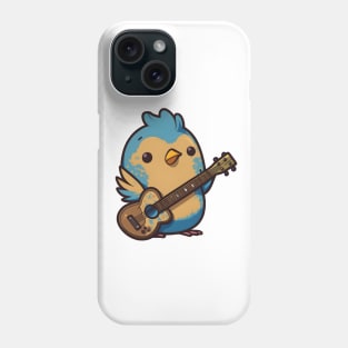 Cute Bird Playing Guitar Phone Case