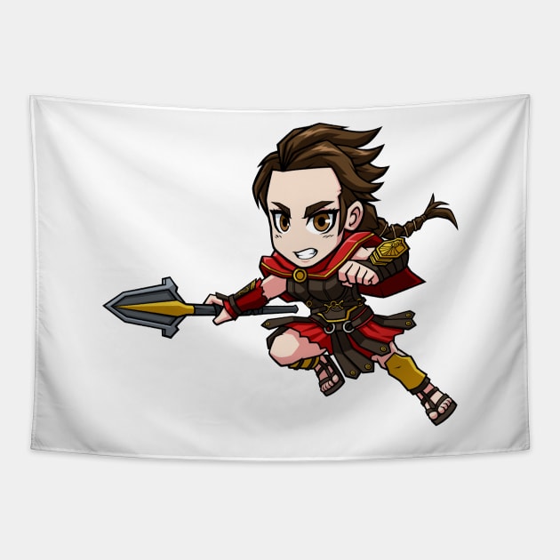 Kassandra Chibi Tapestry by Xar623