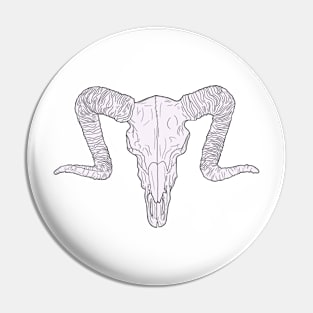 Ram skull Pin