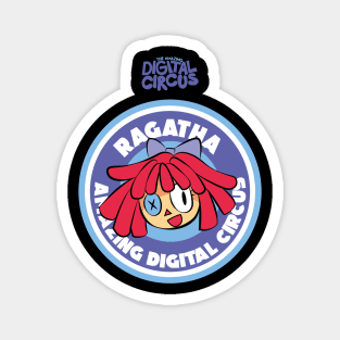 RAGATHA CIRCLE EMBLEM: THE AMAZING DIGITAL CIRCUS Magnet