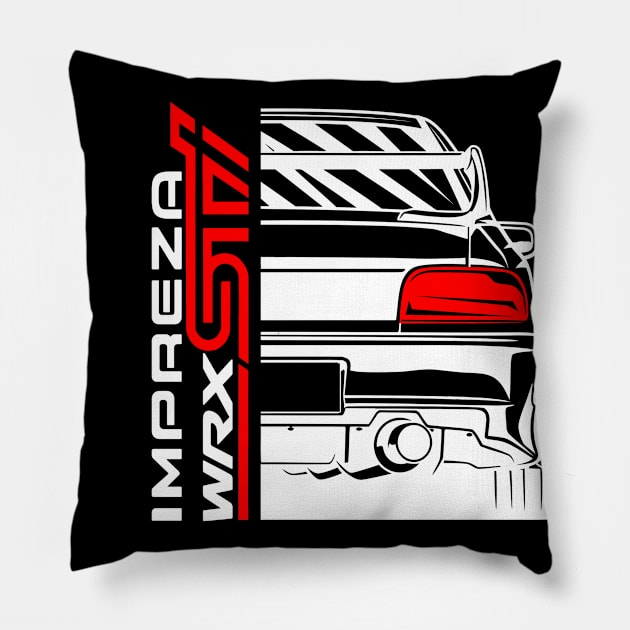 Impreza STI WRX Pillow by gaplexio