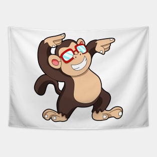 Monkey with Sunglasses Tapestry