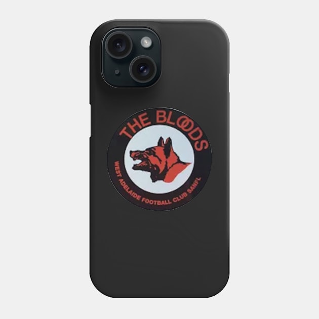 The Bloods West adelaide football club | AFL Aussie football Phone Case by euror-design