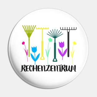 Rechenzentrum Gärtner Humor Gartenarbeit Spaß Pin