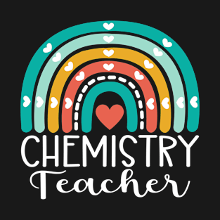 Chemistry Teacher Rainbow T-Shirt