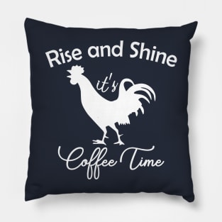 Coffee Time Rise and Shine Pillow