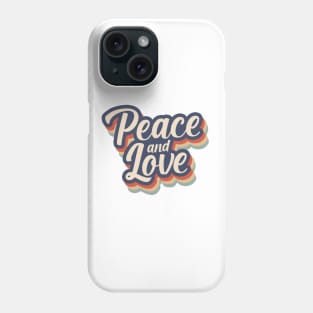 Peace and Love Phone Case