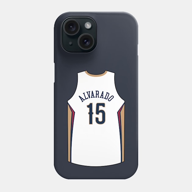 Jose Alvarado New Orleans Jersey Qiangy Phone Case by qiangdade