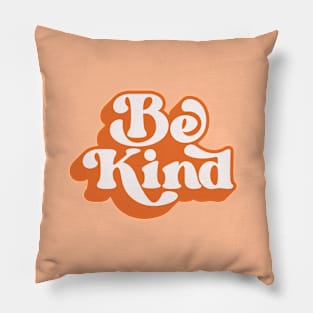 Be Kind in Peach Fuzz Pantone Pillow