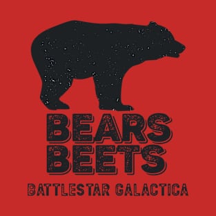 Bears Beets Battlestar Galactica T-Shirt, Funny The Office Fans Gift T-Shirt