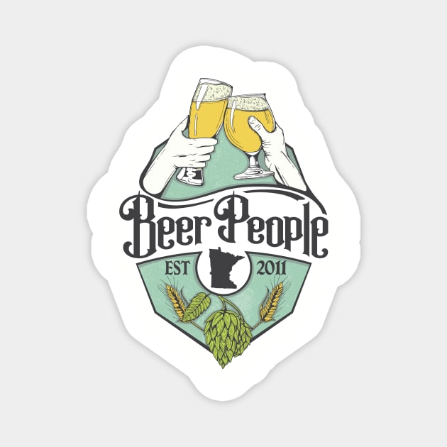 Beer People Cheers Logo Magnet by BeerPeople