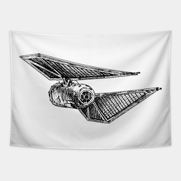 TIE STRIKER Tapestry by Alekxemko