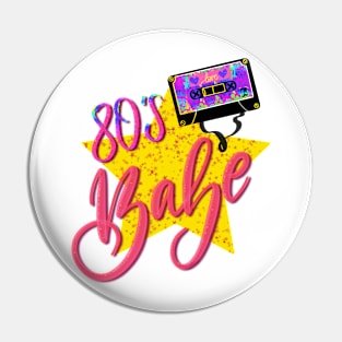 80s babe Pin