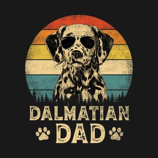 Vintage Dalmatian Dad Dog Lovers Father's Day T-Shirt