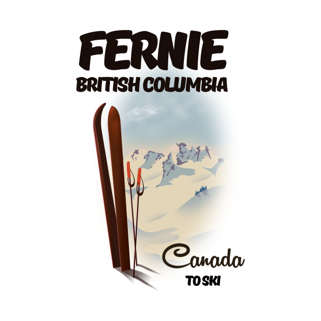 Fernie British Columbia winter ski by nickemporium1