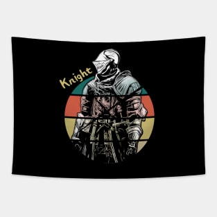 Cool Retro Knight: Knight Tapestry