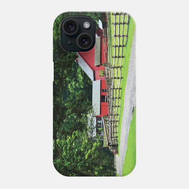 Farms - Red Barn Phone Case by SusanSavad