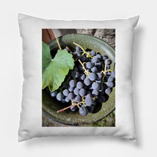 Blue grapes Pillow