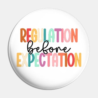 Regulation Before Expectation Autism Special Education Pin