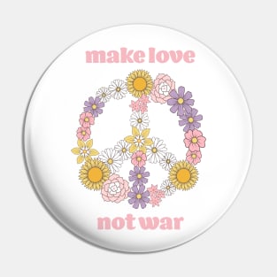 Love not War Pin