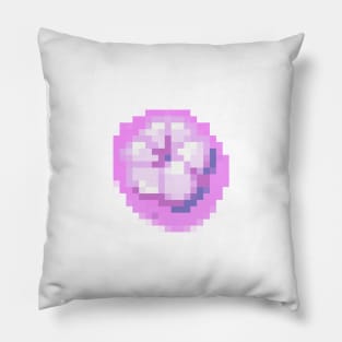 Mangosteen Pixel art, Cute Mangosteen fruit, Thai fruit Pillow