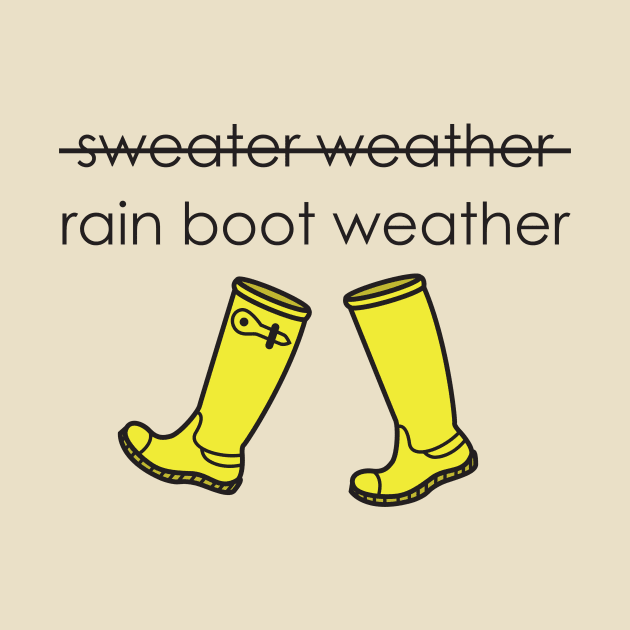 Rain Boot Weather by CloudWalkerDesigns