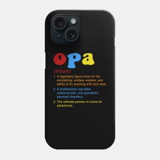 World's Best Opa Vintage Crest Grandpa T-Shirt Phone Case