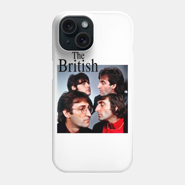 The British - 60's boy band parody corny and strange Phone Case by blueversion