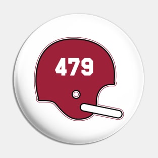 University of Arkansas Area Code Helmet Pin