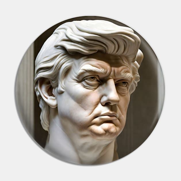 "The Donald" Italian Renaissance Sculpture Pin by NeilGlover