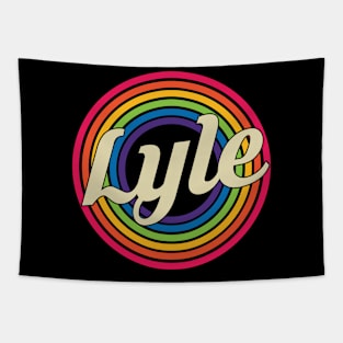 Lyle - Retro Rainbow Style Tapestry