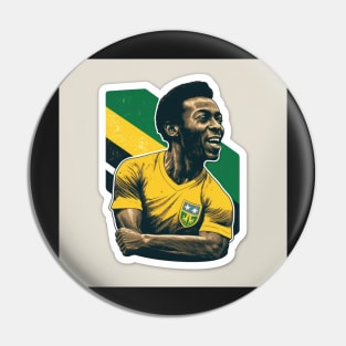 Brazil's Legend Pele Pin