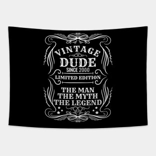 Vintage Dude 2000 Gift Tapestry